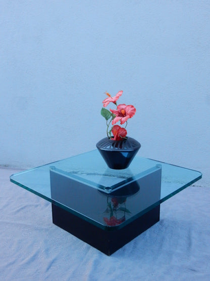 2er Set Couchtische aus Glas - Heinz Lilienthal