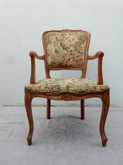 Barock Stuhl mit Armlehnen