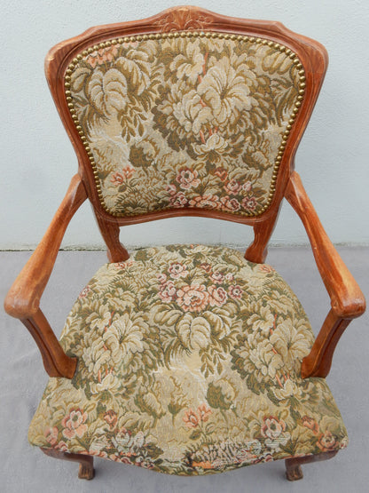 Barock Stuhl mit Armlehnen