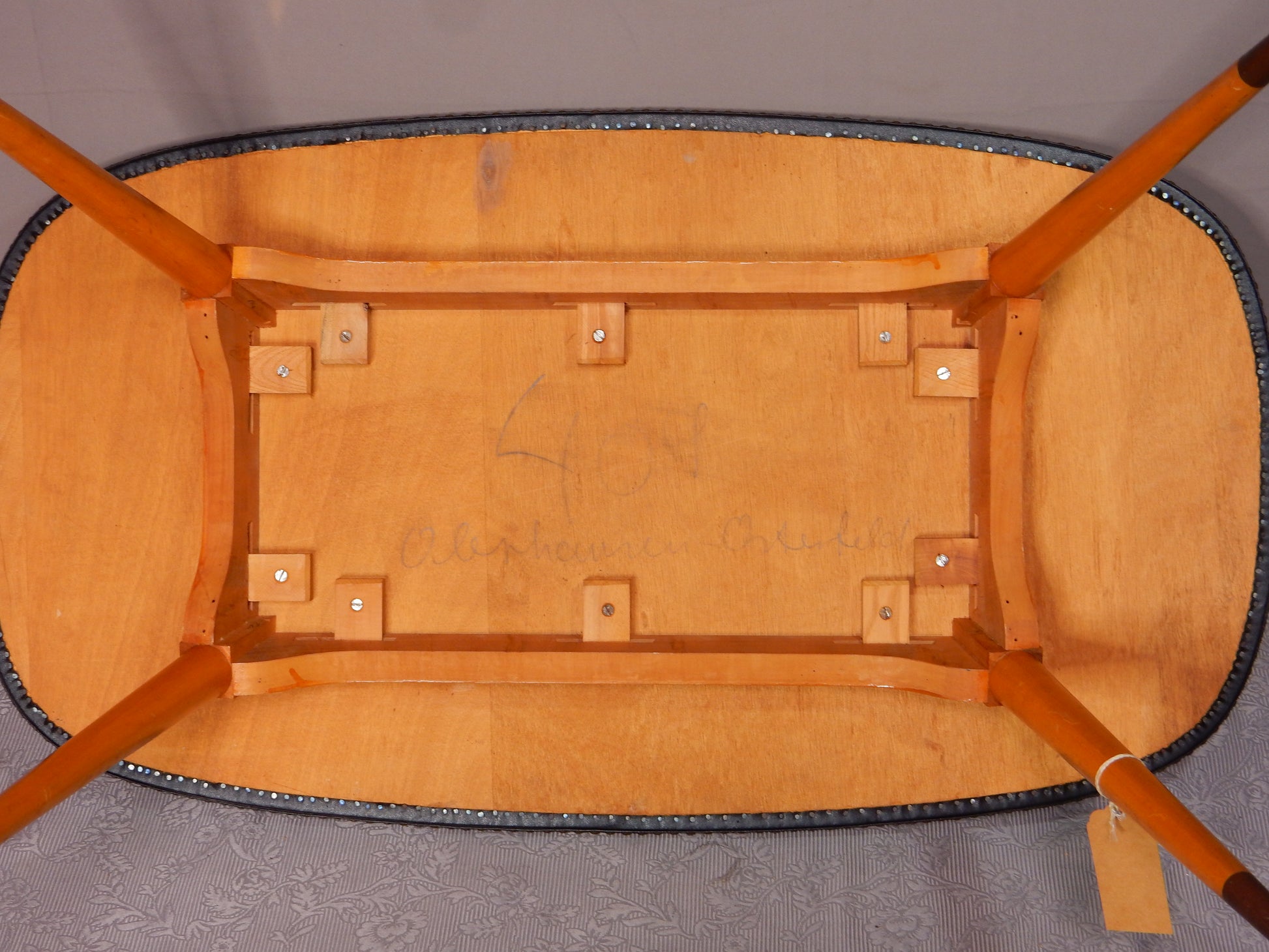 Mid-Century Beistelltisch/Couchtisch - schwarz - Artikelbild von Fummel & Gedöns Secondhand-Store