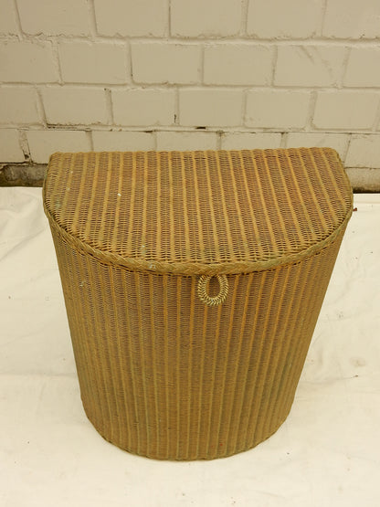 Original Lloyd Loom Wäschekorb – oval mit Klappdeckel, England