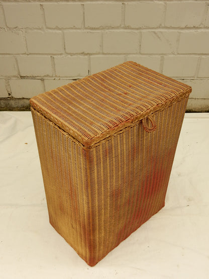 Original Lloyd Loom Wäschekorb – hoch & rechteckig mit Deckel, England