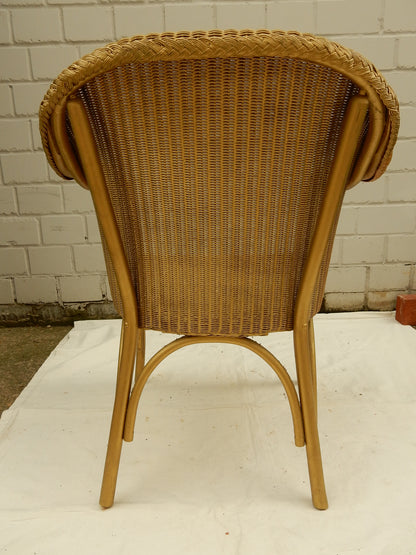 Original Lloyd Loom Sessel – W. Lusty & Sons, England, Art Déco