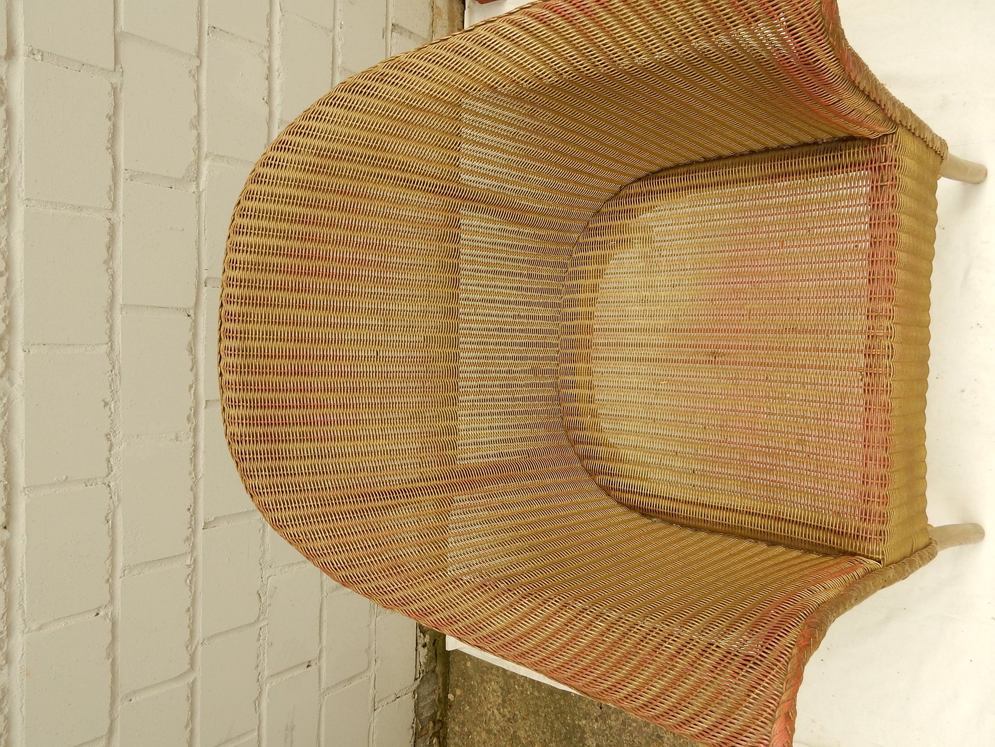 Original Lloyd Loom Sessel – W. Lusty &amp; Sons, England, Art Déco - Artikelbild von Fummel & Gedöns Secondhand-Store