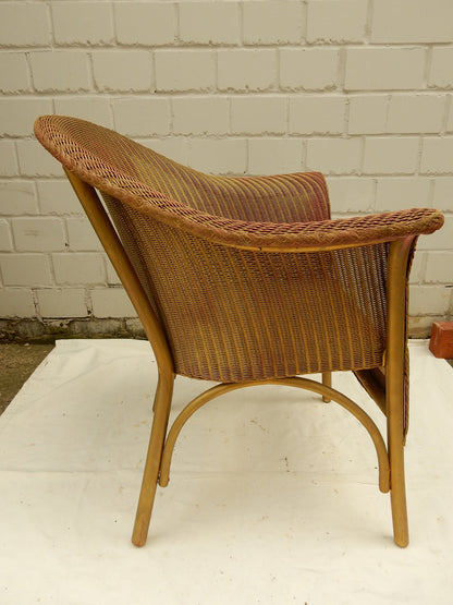 Original Lloyd Loom Sessel Seitenansicht
