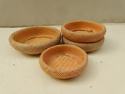 Boho Pflanzkorb Naturfaser