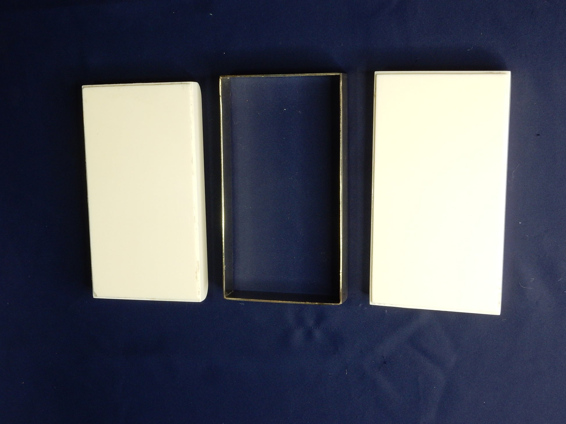 Original Art Déco Corian Schmuckdose mit Silberband - Artikelbild von Fummel & Gedöns Secondhand-Store