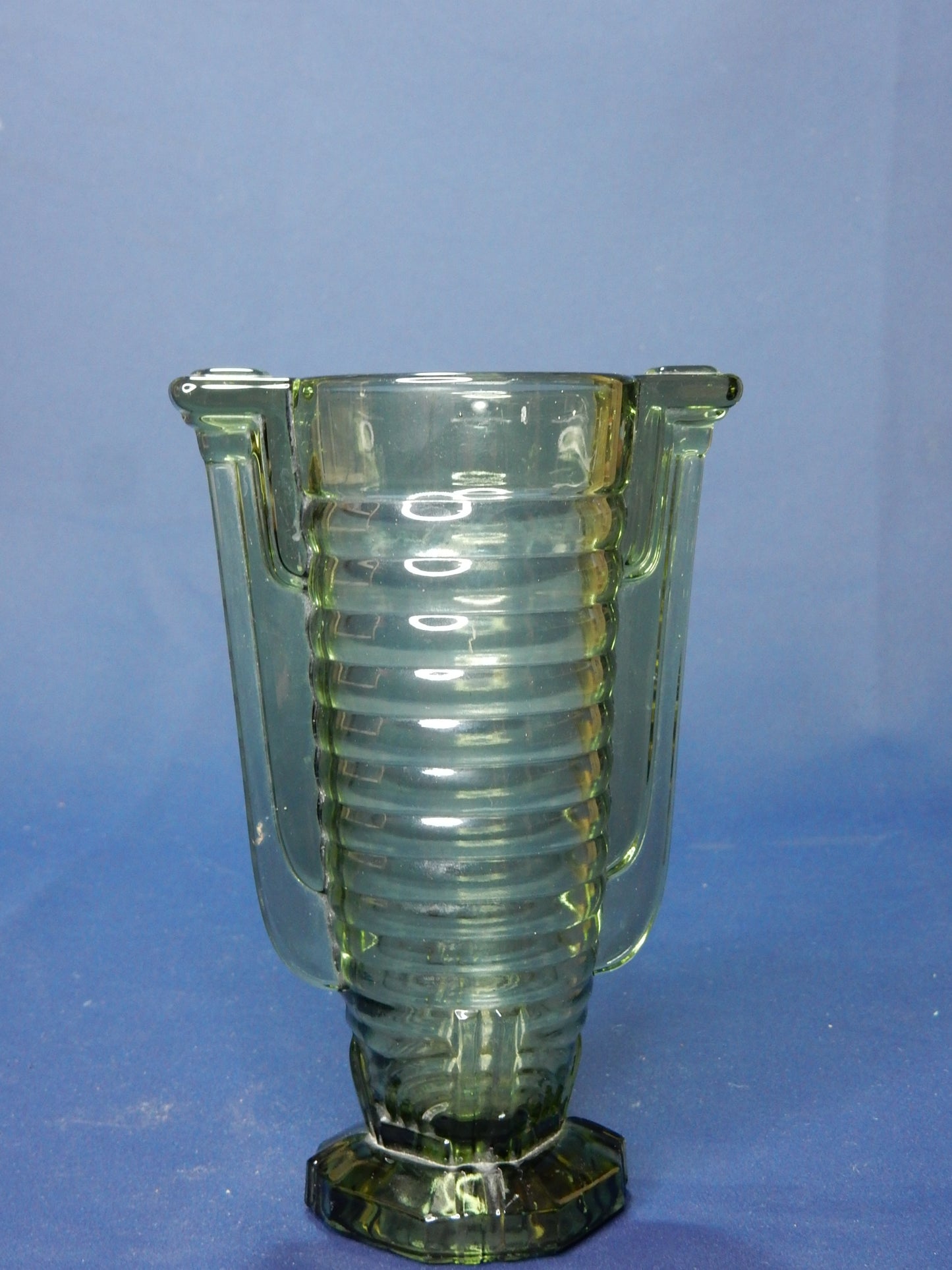 Val Saint Lambert Luxval „Marcelle“ Art-Déco Vase – Belgien um 1935