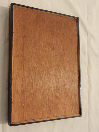Vintage Cinzano Bianco Werbetablett mit Spiegel – 30 × 42 cm