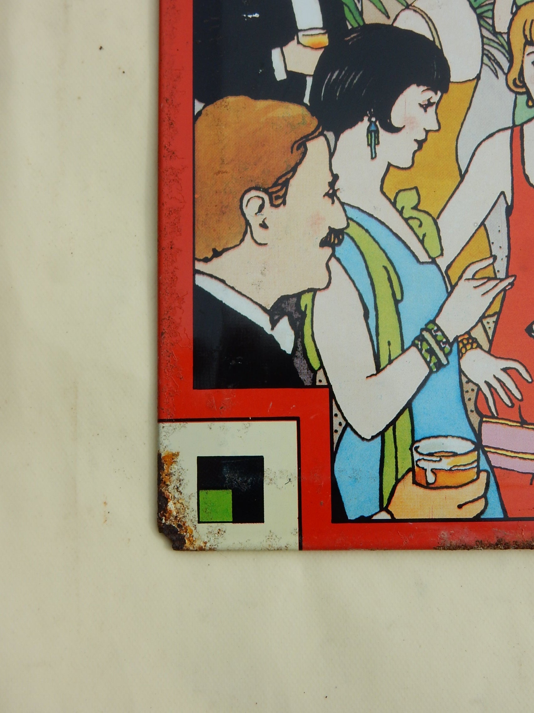 Vintage PROST Cocktail-Rezepttafel mit Drehscheibe – 1986 - Artikelbild von Fummel & Gedöns Secondhand-Store