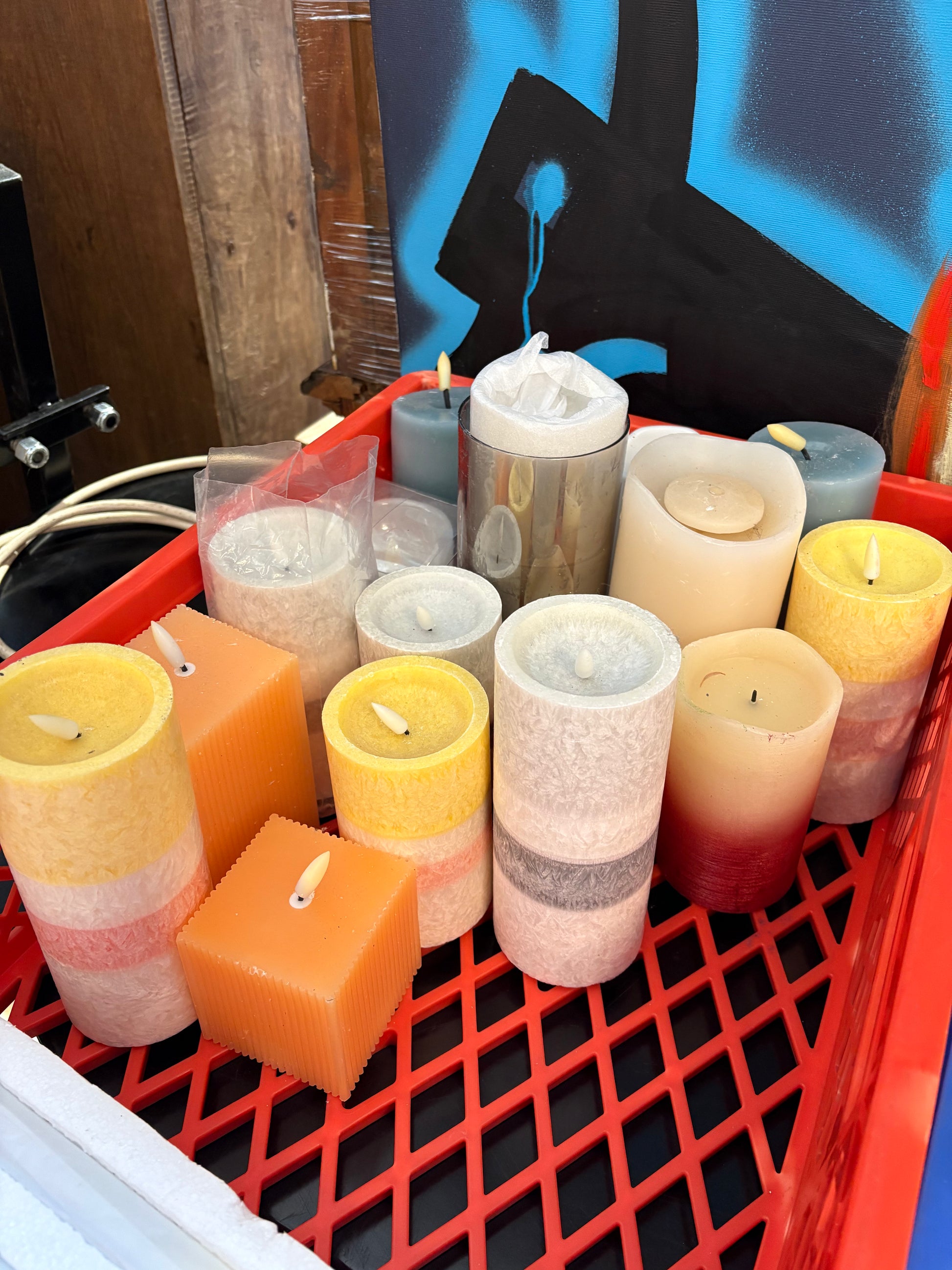 LED-Kerzen Konvolut (ca. 50) Sammlung - Artikelbild von Fummel & Gedöns Secondhand-Store