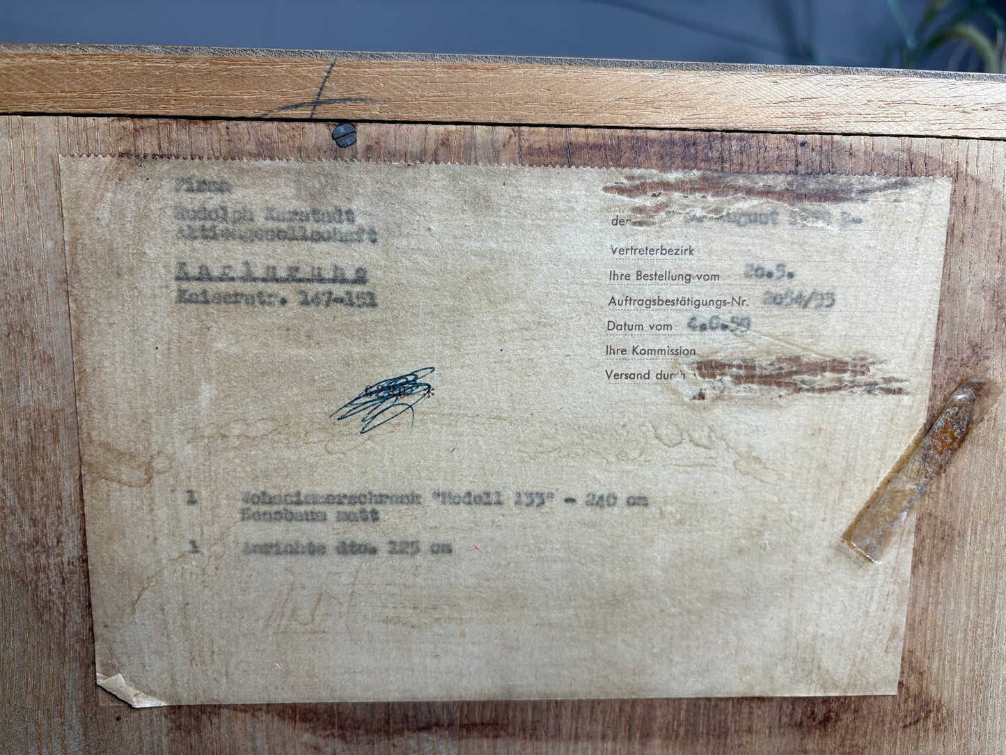 Vintage Anrichte - nussbaum - 50er Jahre