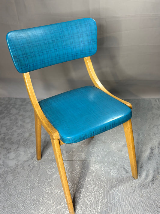 Gepolsterter Vintage-Stuhl der 1950er Jahre