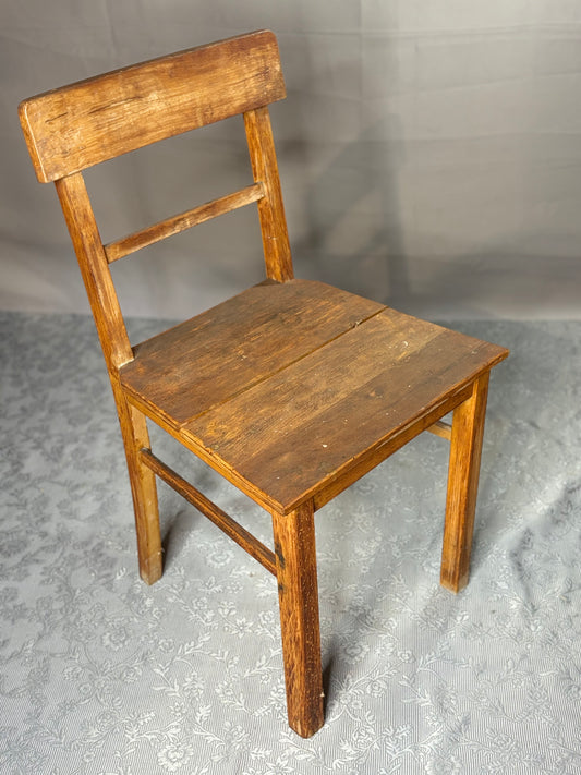 Vintage-Holzstuhl - Shabby Chic