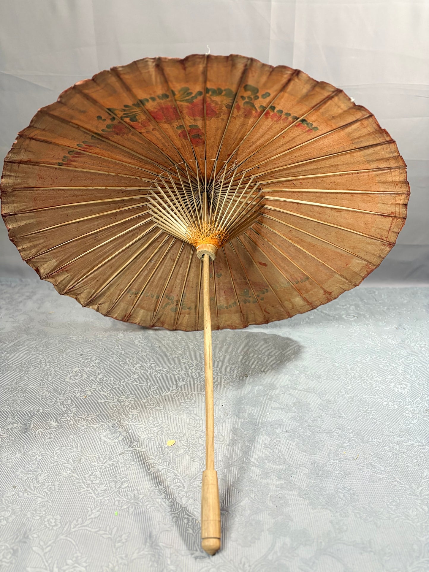 Handbemalte Vintage Bambus-Regenschirme