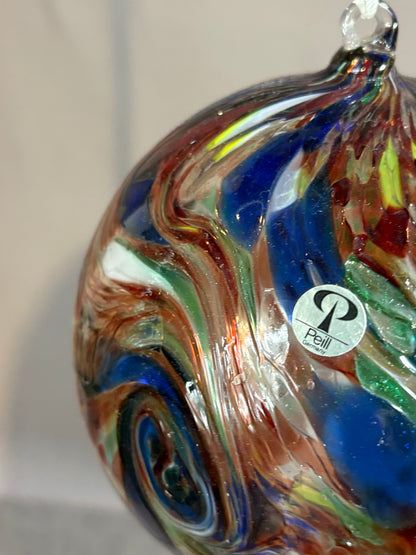 Peill Glas-Dekokugeln 70er Jahre – 14 cm