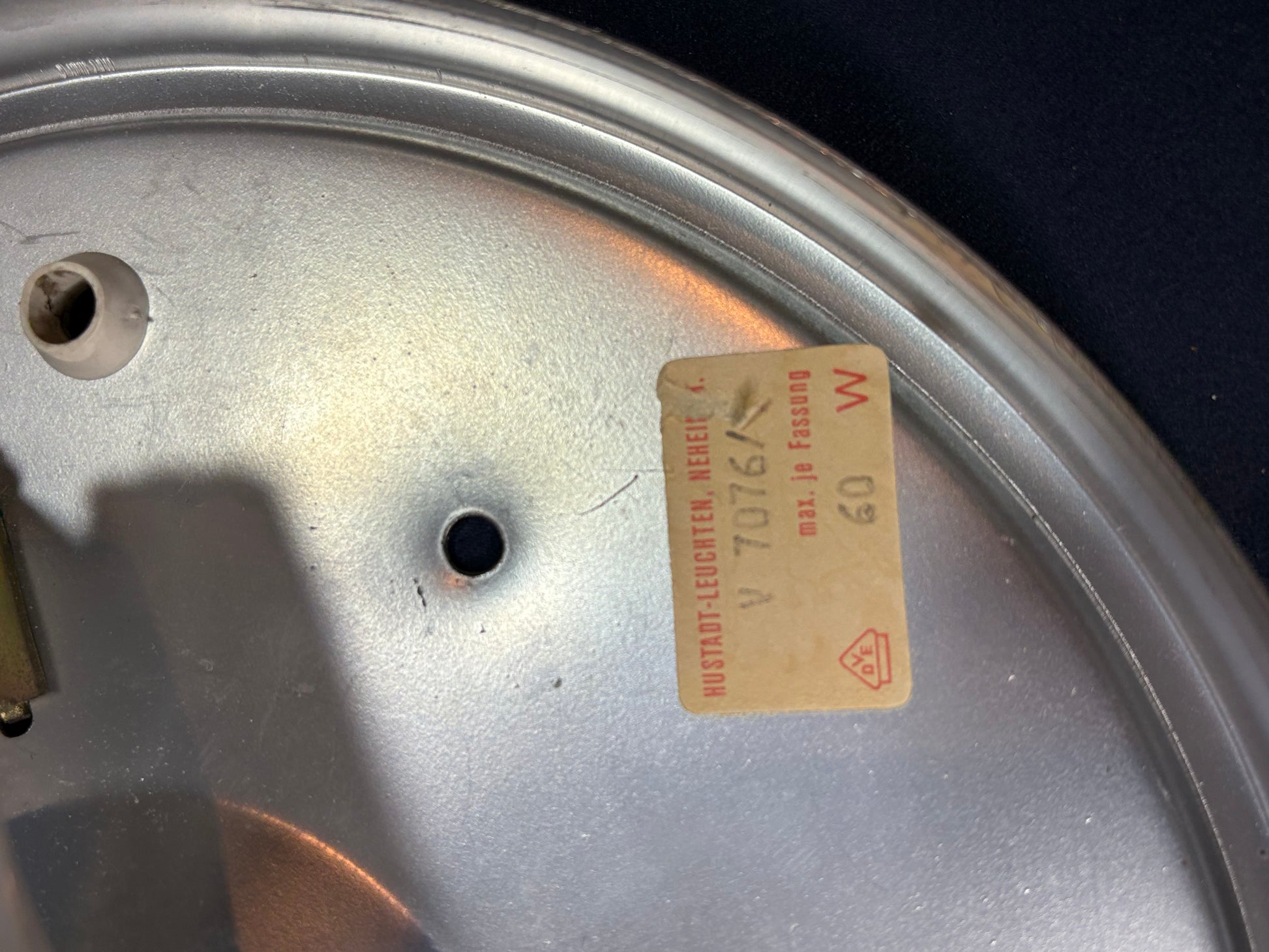 Vintage Wandleuchte aus Blasenglas - Hustadt Leuchten - Artikelbild von Fummel & Gedöns Secondhand-Store