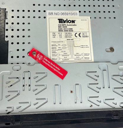 Tevion MD 5949 CD-MP3 Autoradio