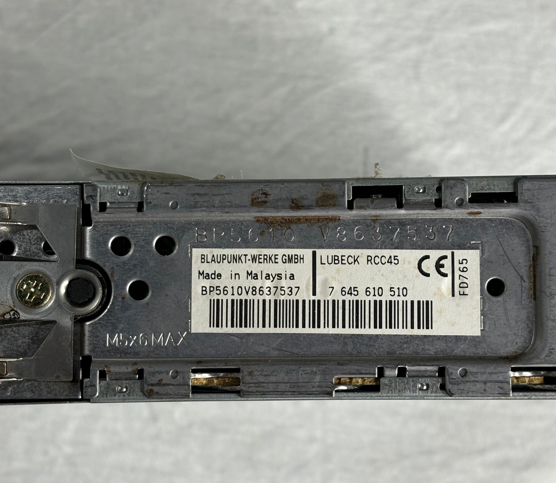 Original Blaupunkt Lübeck RCC45 Autoradio mit RDS - Artikelbild von Fummel & Gedöns Secondhand-Store