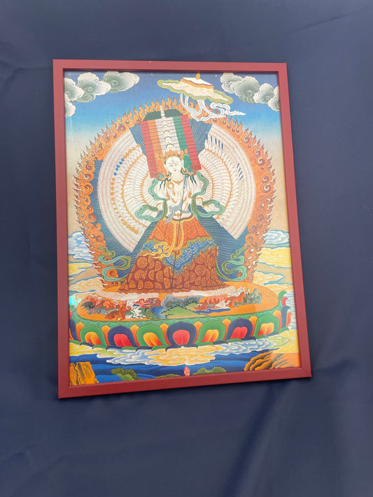 Kunstdruck buddh. Ushisha Sitatapatra