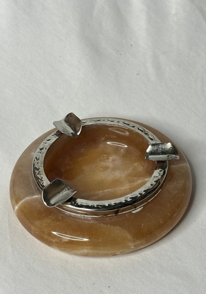 Vintage Onyx Aschenbecher Ø 11 cm – Ansicht 4