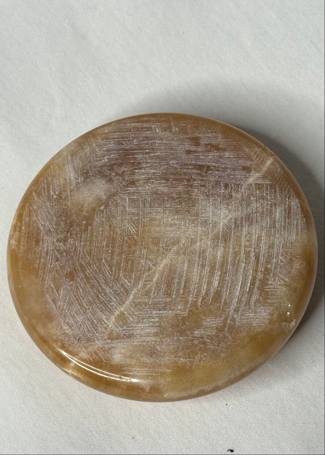Vintage Onyx Aschenbecher Ø 11 cm – Ansicht 3