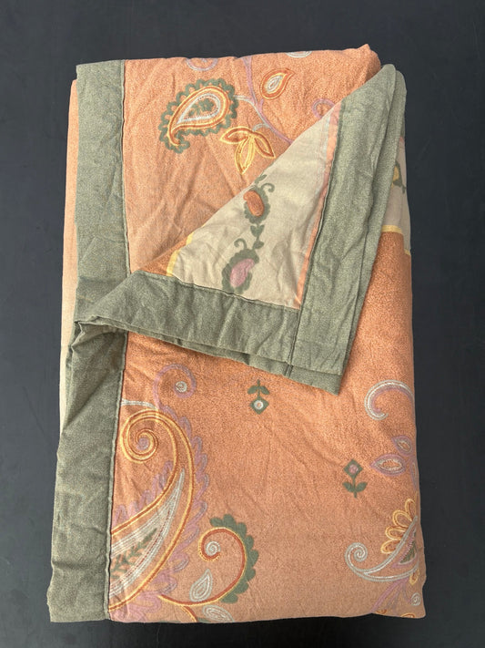 Bassetti wattierte Paisley-Tagesdecke 132 × 212 cm