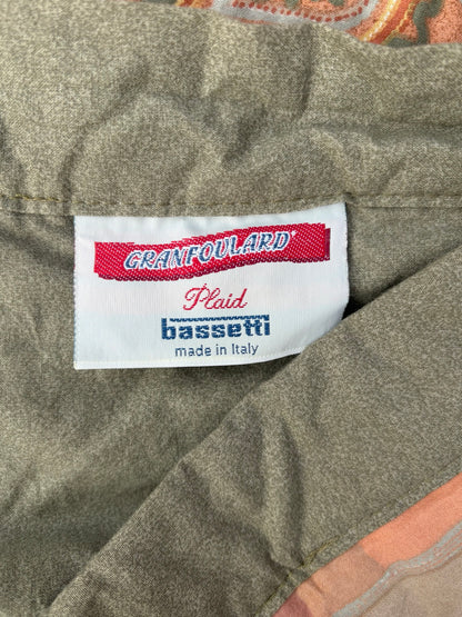 Originaletikett Bassetti Granfoulard Plaid, Made in Italy