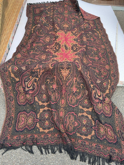 Paisley Tagesdecke 140 × 260 cm Gesamtansicht