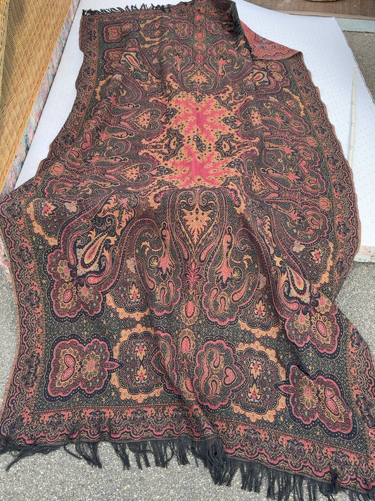 Paisley Tagesdecke 140 × 260 cm Gesamtansicht
