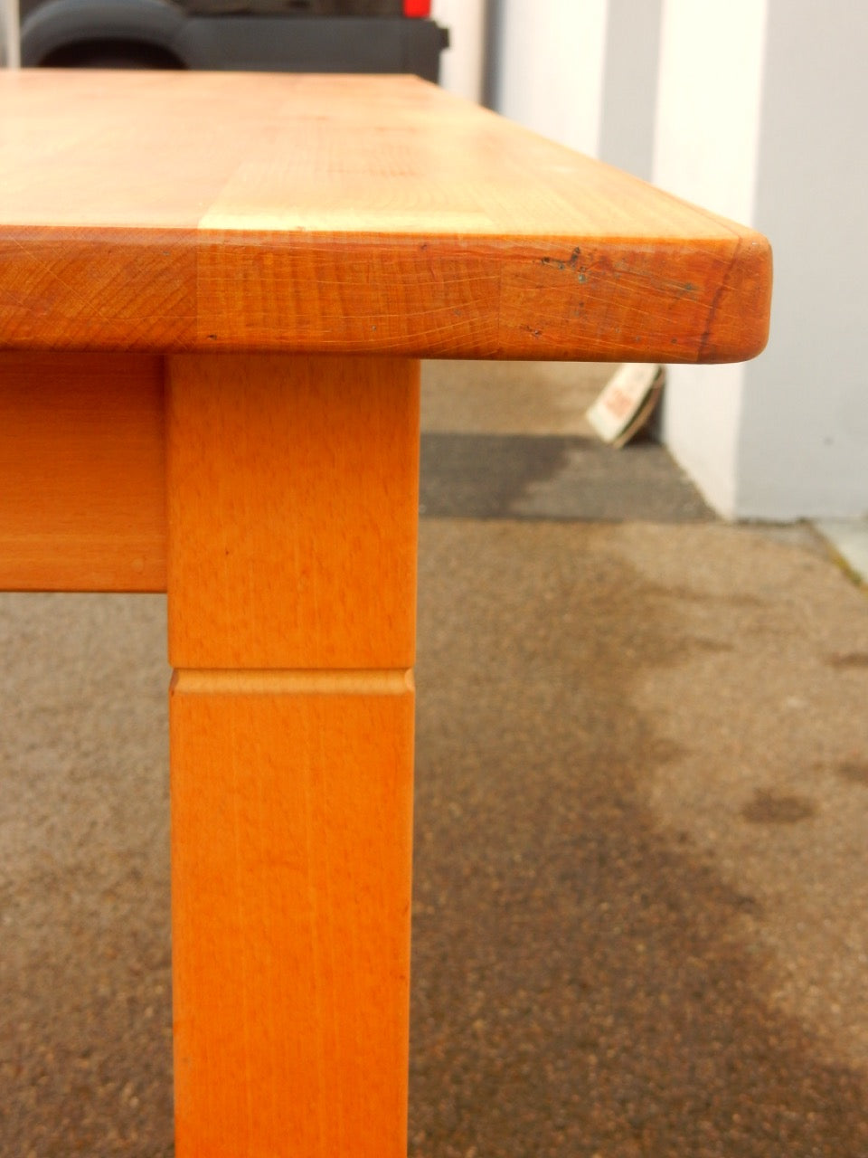 Massivholztisch aus Buche - 200x94 cm - verlängerbar bis 288 cm - Artikelbild von Fummel & Gedöns Secondhand-Store