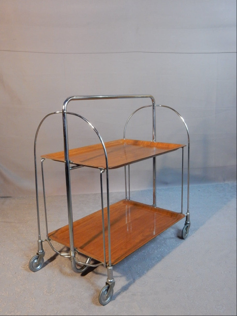 Bremshey & Co - Servierwagen - Dinett - Metall, Gerlinol (Holz)