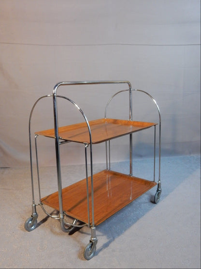 Bremshey & Co - Servierwagen - Dinett - Metall, Gerlinol (Holz)