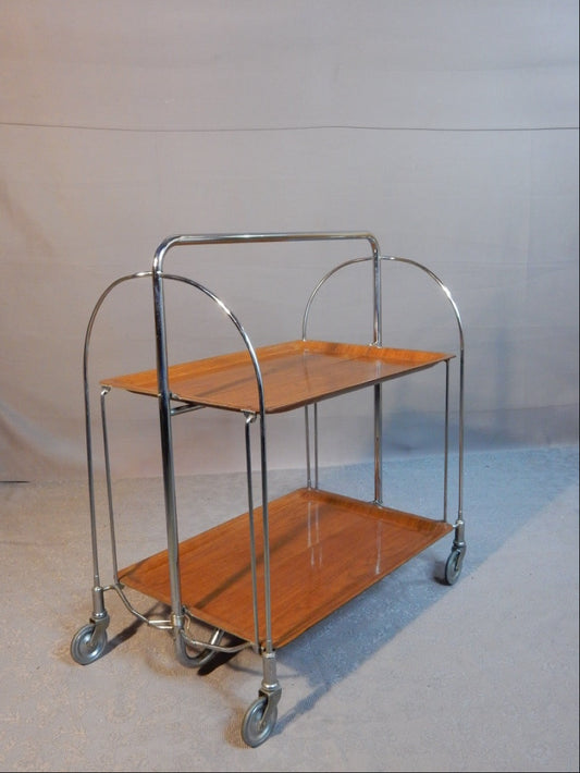 Bremshey & Co - Servierwagen - Dinett - Metall, Gerlinol (Holz)