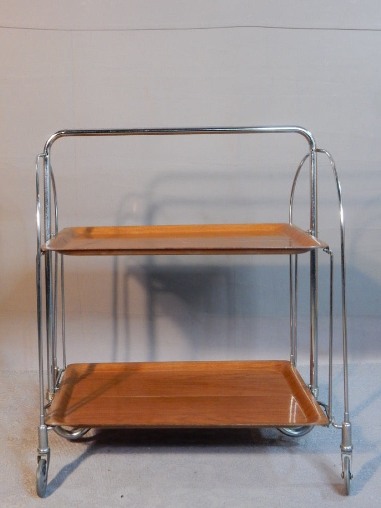 Bremshey & Co - Servierwagen - Dinett - Metall, Gerlinol (Holz)