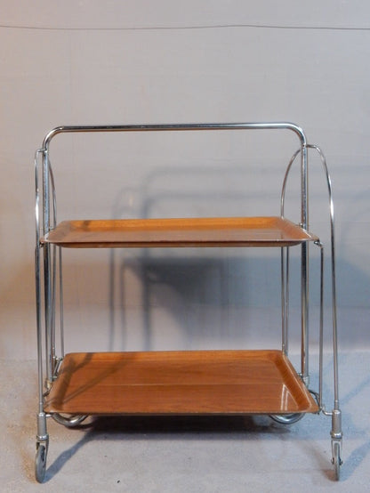 Bremshey & Co - Servierwagen - Dinett - Metall, Gerlinol (Holz)