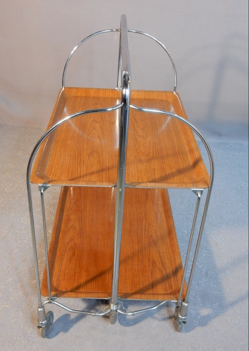 Bremshey & Co - Servierwagen - Dinett - Metall, Gerlinol (Holz)