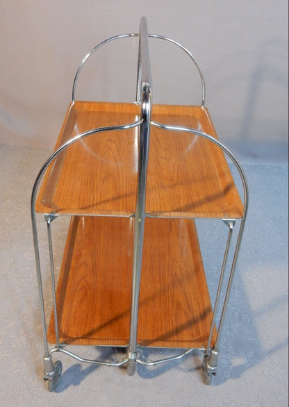 Bremshey & Co - Servierwagen - Dinett - Metall, Gerlinol (Holz)