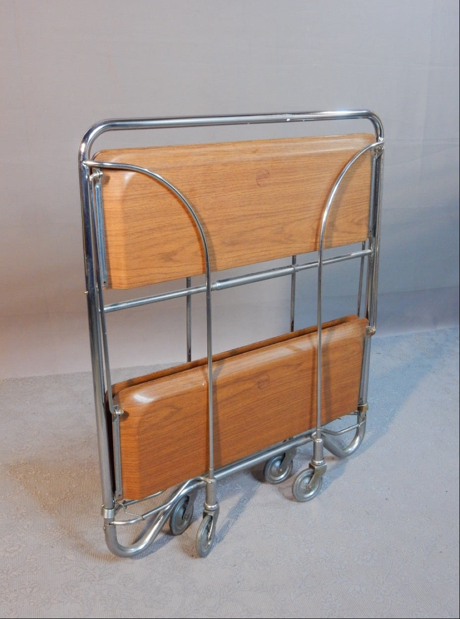 Bremshey &amp; Co - Servierwagen - Dinett - Metall, Gerlinol (Holz) - Artikelbild von Fummel & Gedöns Secondhand-Store