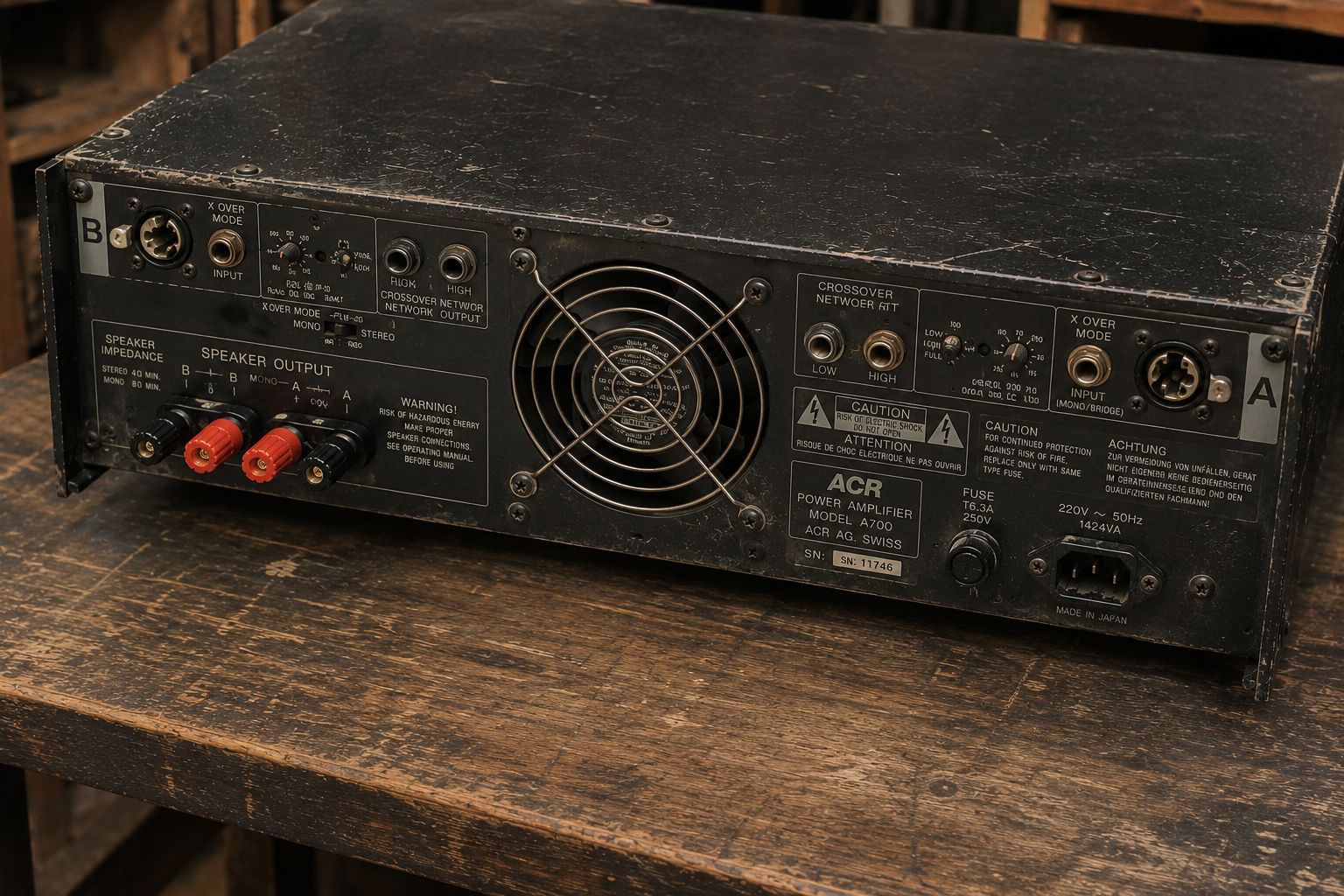 ACR A700 Endstufe - Stereo Power Amplifier - Artikelbild von Fummel & Gedöns Secondhand-Store