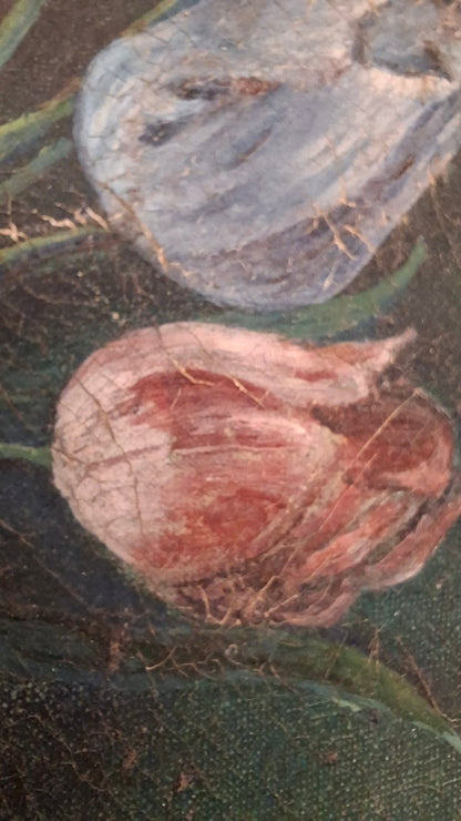 Arthur Bankwitz Tulpenstillleben 1945 – Detailaufnahme 5