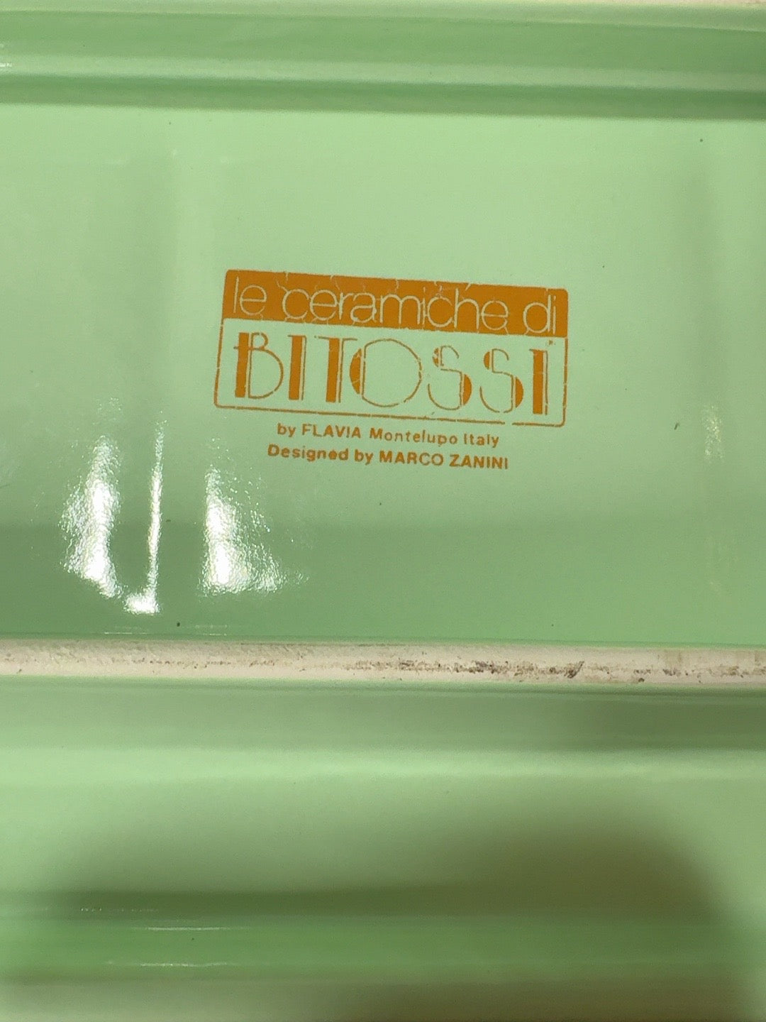 Marco Zanini für Bitossi Flavia – Hollywood Collection Schale, 1980er, Memphis Design - Artikelbild von Fummel & Gedöns Secondhand-Store