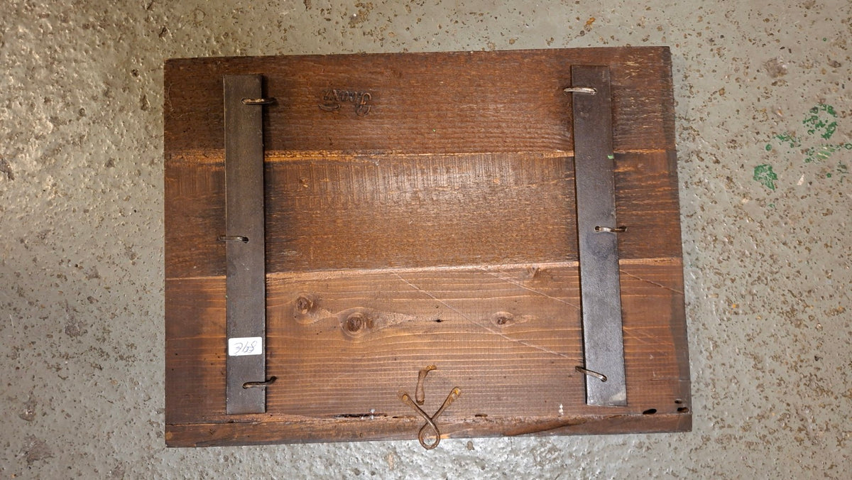 F. Conz Holzbild Segelschiff – 1960er/1970er-Jahre, 40 × 30 cm - Artikelbild von Fummel & Gedöns Secondhand-Store