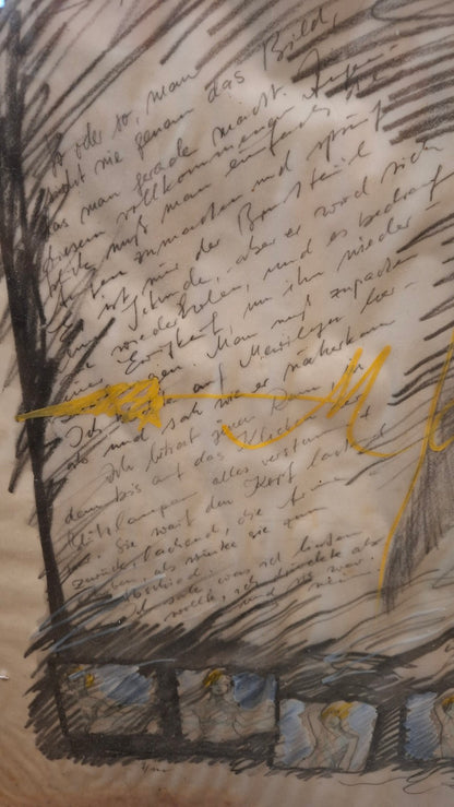Fritz Klohe Marilyn Monroe – Detail Schrift und Filmstreifen