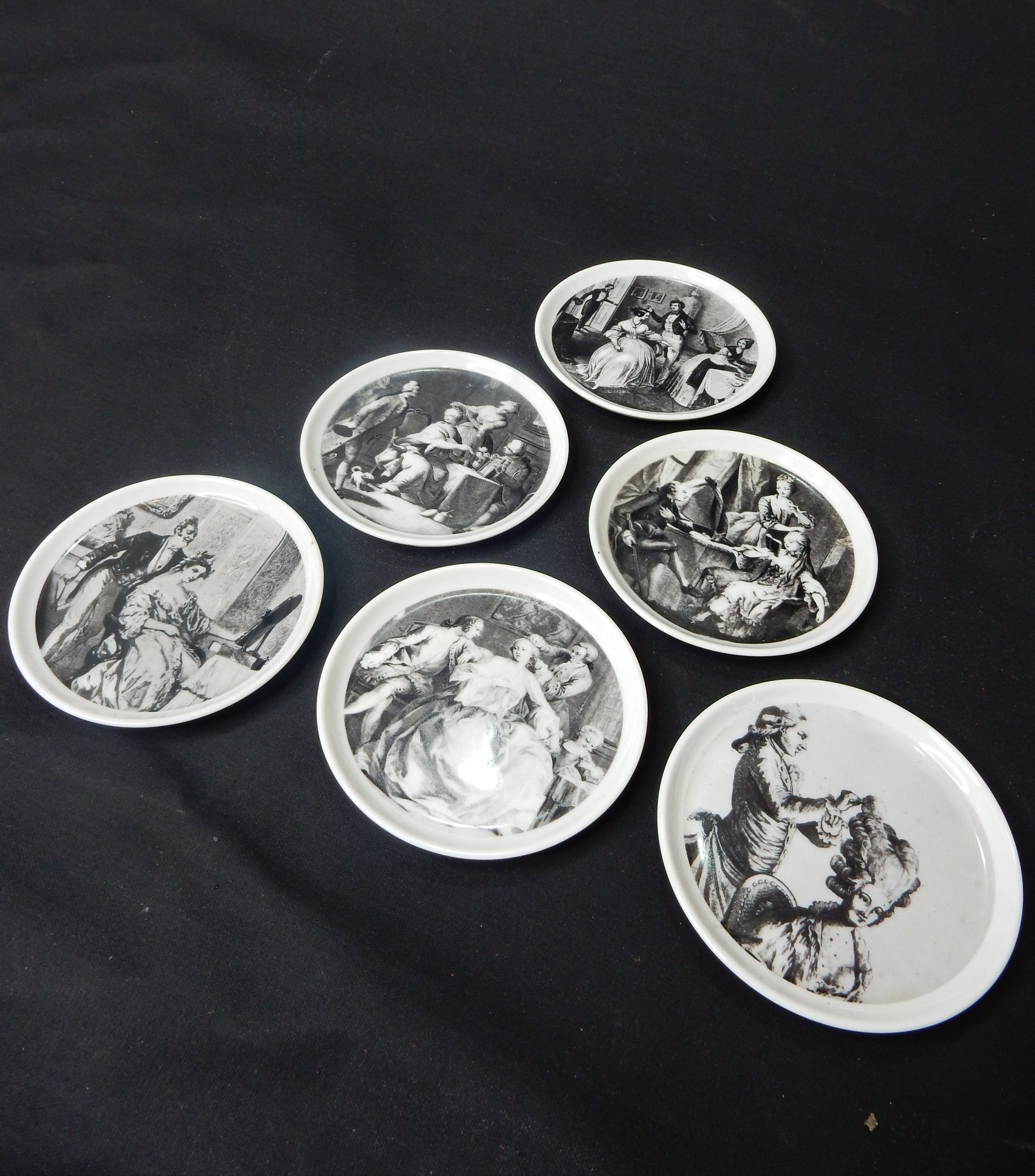 Fürstenberg Porzellan Sammelteller Schwarzkopf (6er-Set) - Artikelbild von Fummel & Gedöns Secondhand-Store