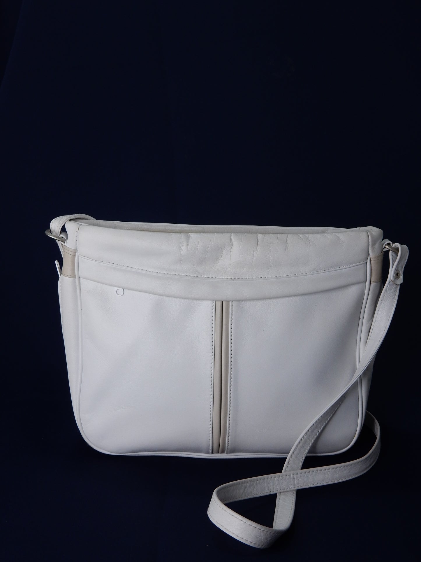 Handtasche Lederoptik beige