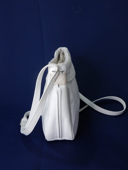 Handtasche Lederoptik beige