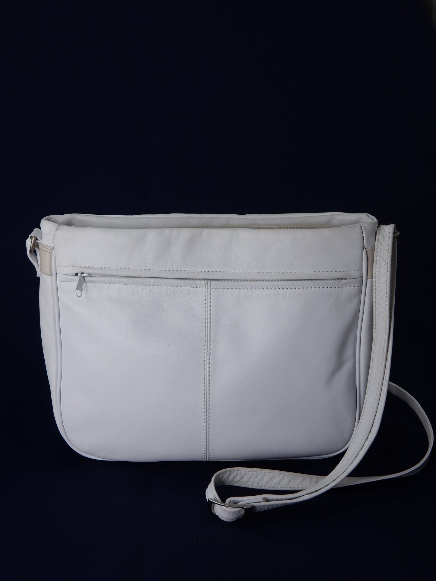 Handtasche Lederoptik beige