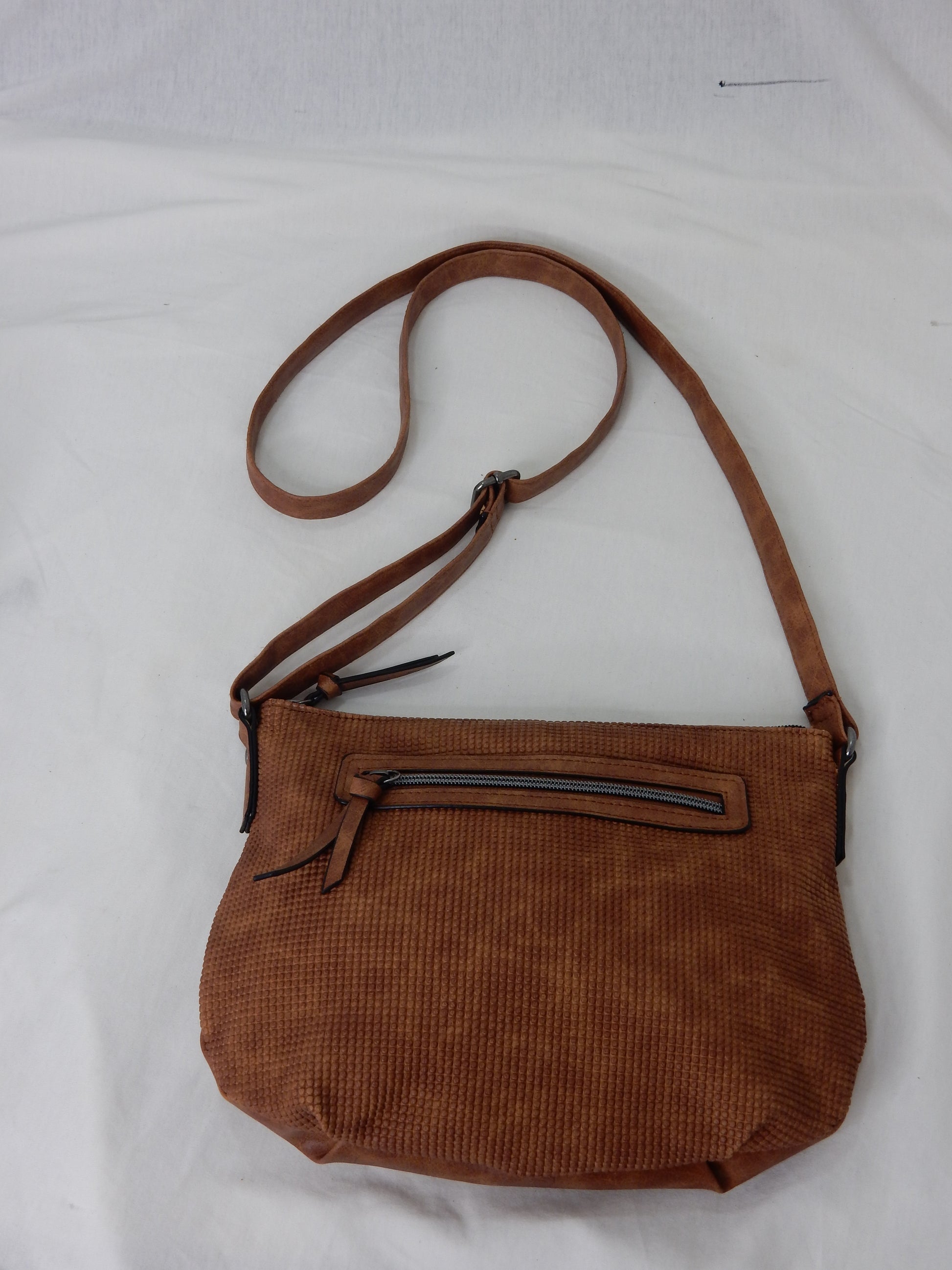 Handtasche Lederoptik in braun - Artikelbild von Fummel & Gedöns Secondhand-Store