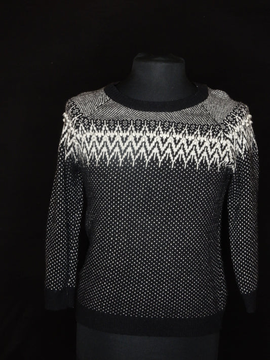 Strickpullover mit Zickzack-Muster